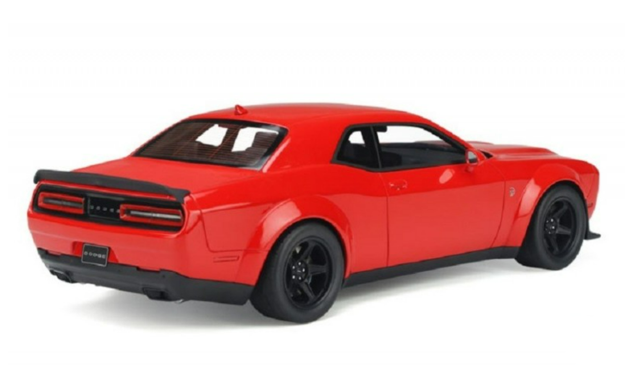 1/18 GT Spirit 2021 Dodge Challenger SRT - Super Stock (Red) Resin Car Model Limited