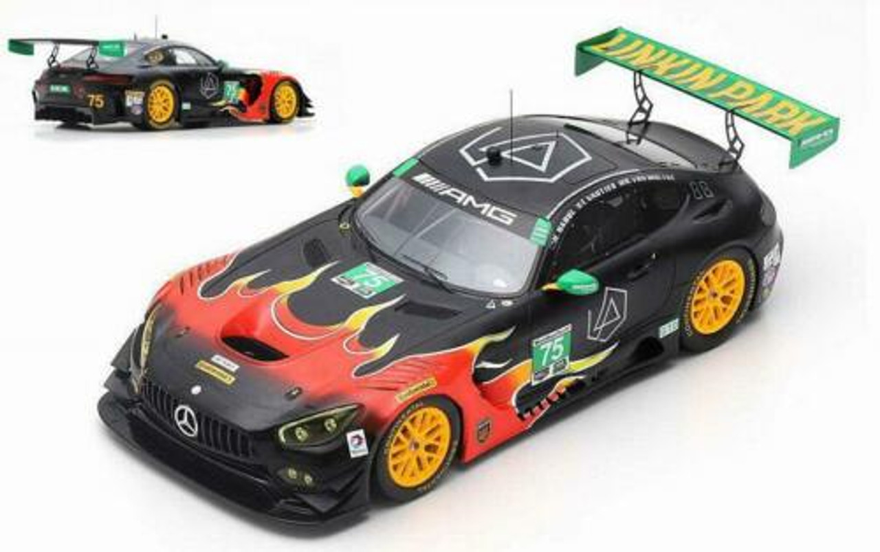 1/18 Mercedes-AMG GT3 No.75 Petit Le Mans 2017 SunEnergy1 Racing T. Vautier - K. Habul - D. von Moltke Limited 300 model car by Spark