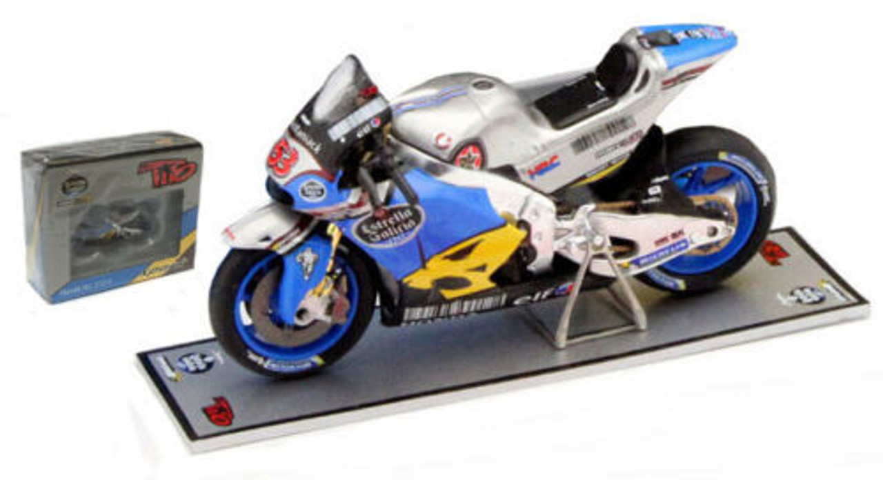 1/43 Honda RC213V #53 - Estrella Galicia 0,0 Marc VDS 9th Argentina GP - Termas de Rio Hondo Tito Rabat model car by Spark