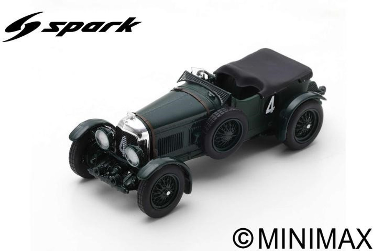 1/43 Spark Bentley Speed Six No.4 Winner Le Mans 1930 W. Barnato - G. Kidston Car Model