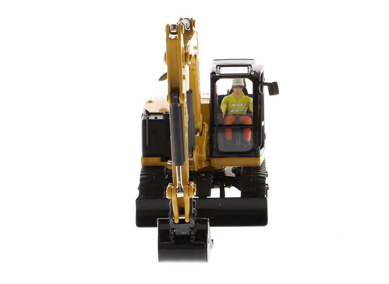 CAT Caterpillar 308 CR Next Generation Mini Hydraulic Excavator with Work Tools and Operator "High Line" Series 1/50 Diecast Model by Diecast Masters