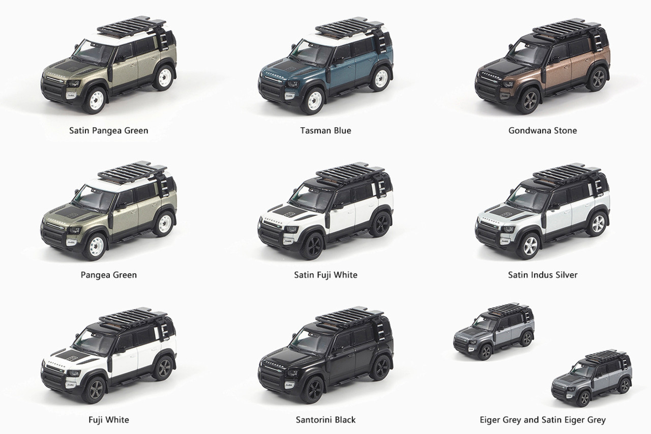 1/64 Almost Real 9-Car Set 2020 Land Rover Defender 90