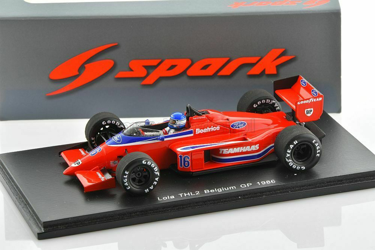 1/43 Beatrice-Lola THL1, No.16, 1986 Patrick Tambay model car by Spark