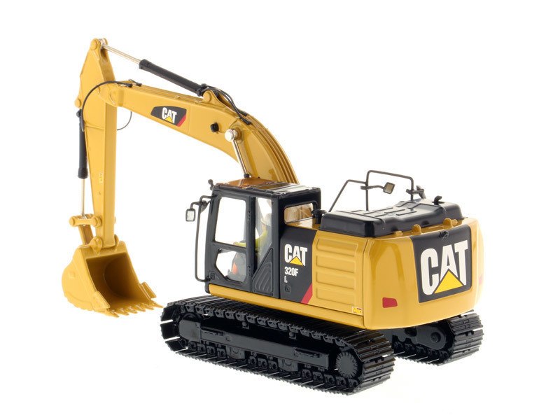 CAT Caterpillar 320F L Hydraulic Excavator with Operator "High Line Series" 1/50 Diecast Model by Diecast Masters