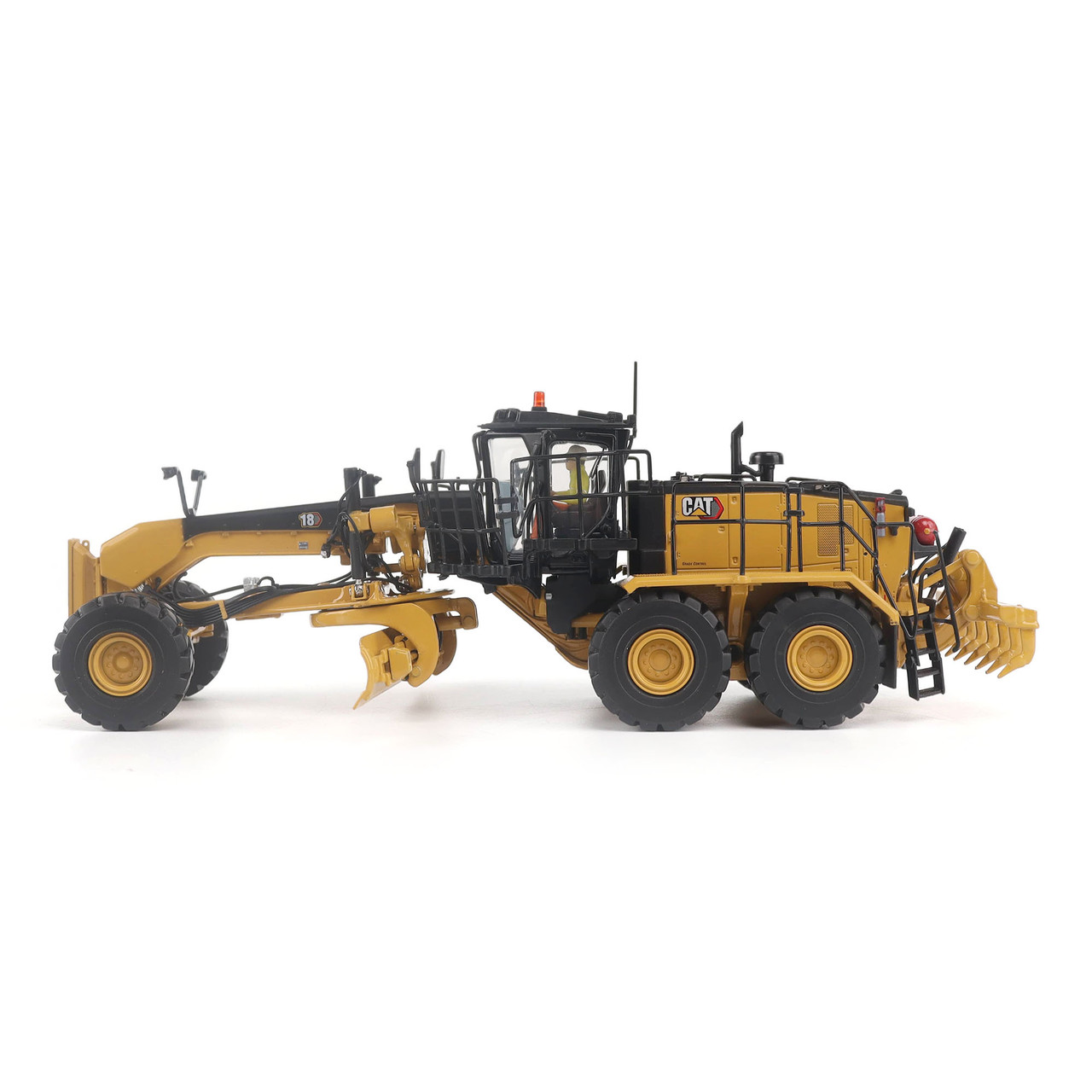 1/50 Diecast Masters CAT Caterpillar 18M3 Motor Grader with Operator "High Line Series" Diecast Model
