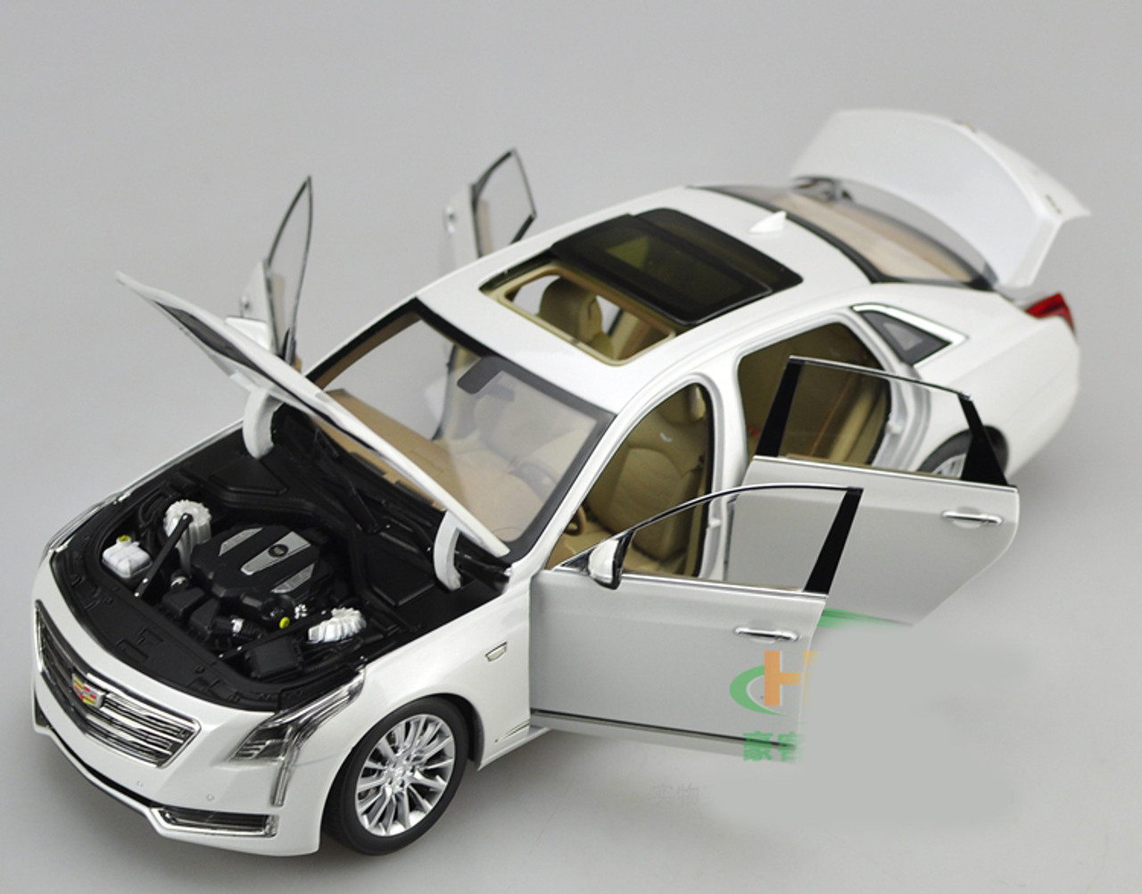 1/18 Dealer Edition Cadillac CT6 (White) Diecast Car Model