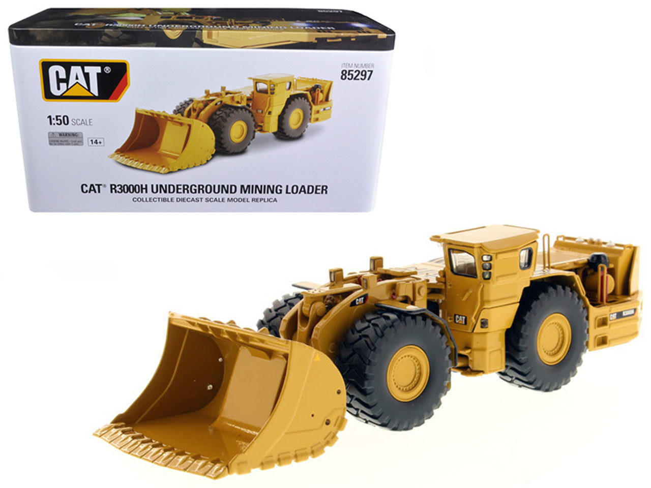 CAT Caterpillar R3000H Underground Wheel Loader with Operator "High Line Series" 1/50 Diecast Model by Diecast Masters