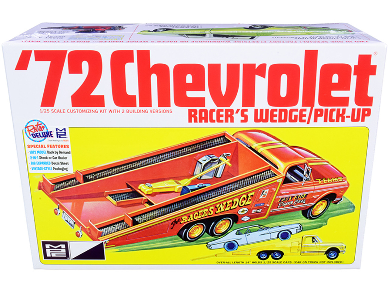 Skill 2 Model Kit 1972 Chevrolet Pickup Truck Racer's Wedge 2-in-1