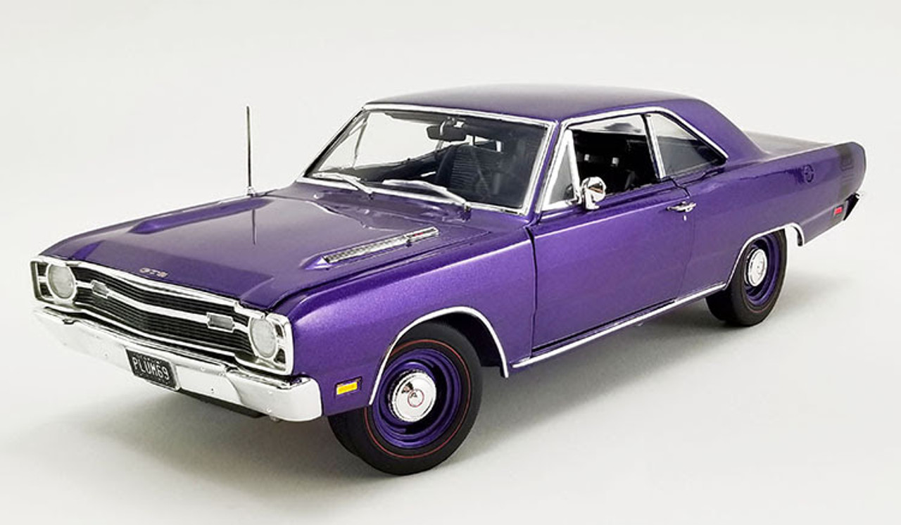 1/18 ACME 1969 Dodge Dart GTS 440 Hardtop (Purple) Diecast Car Model Limited
