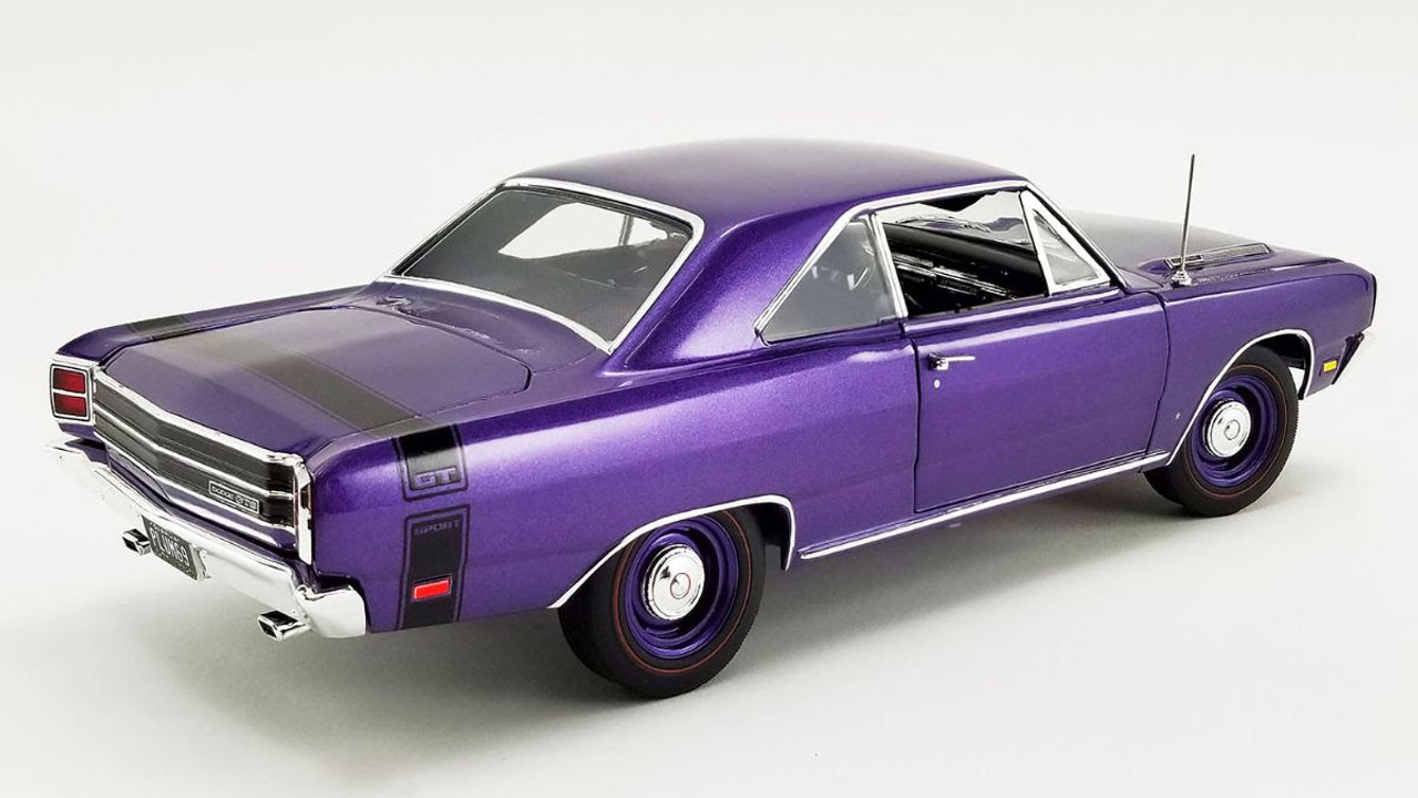 1/18 ACME 1969 Dodge Dart GTS 440 Hardtop (Purple) Diecast Car Model Limited