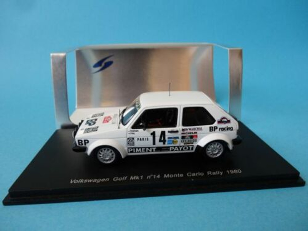 1/43 Volkswagen Golf Mk1,No.14, Monte Carlo 1980 Therier Vial model car by  Spark