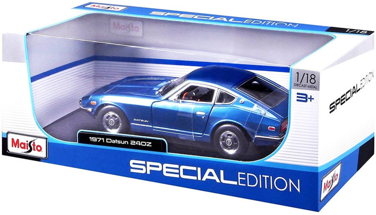 ミニカー Maisto 1/18 1971 Datsun 240Z 1971 Datsun 240Z Black 1:18 Metal Die Cast Maisto - Walmart.com