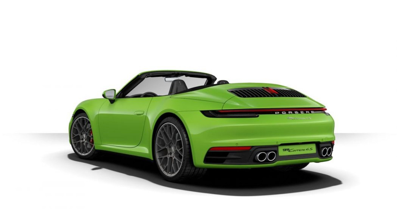 1/18 Dealer Edition Porsche 911 (992) Carrera 4S Cabriolet (Lizard Green) Car Model