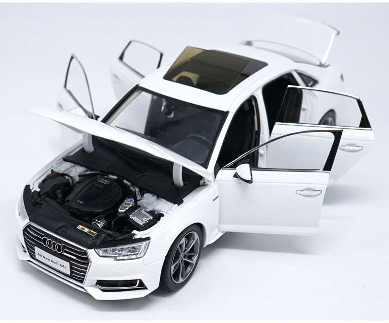 1/18 アウディ　A4　セダン B9 ディーラー品　ミニカー　ホワイト 1/18 Dealer Edition Audi A4 A4L (White) B9 (Typ 8W; 2016–present