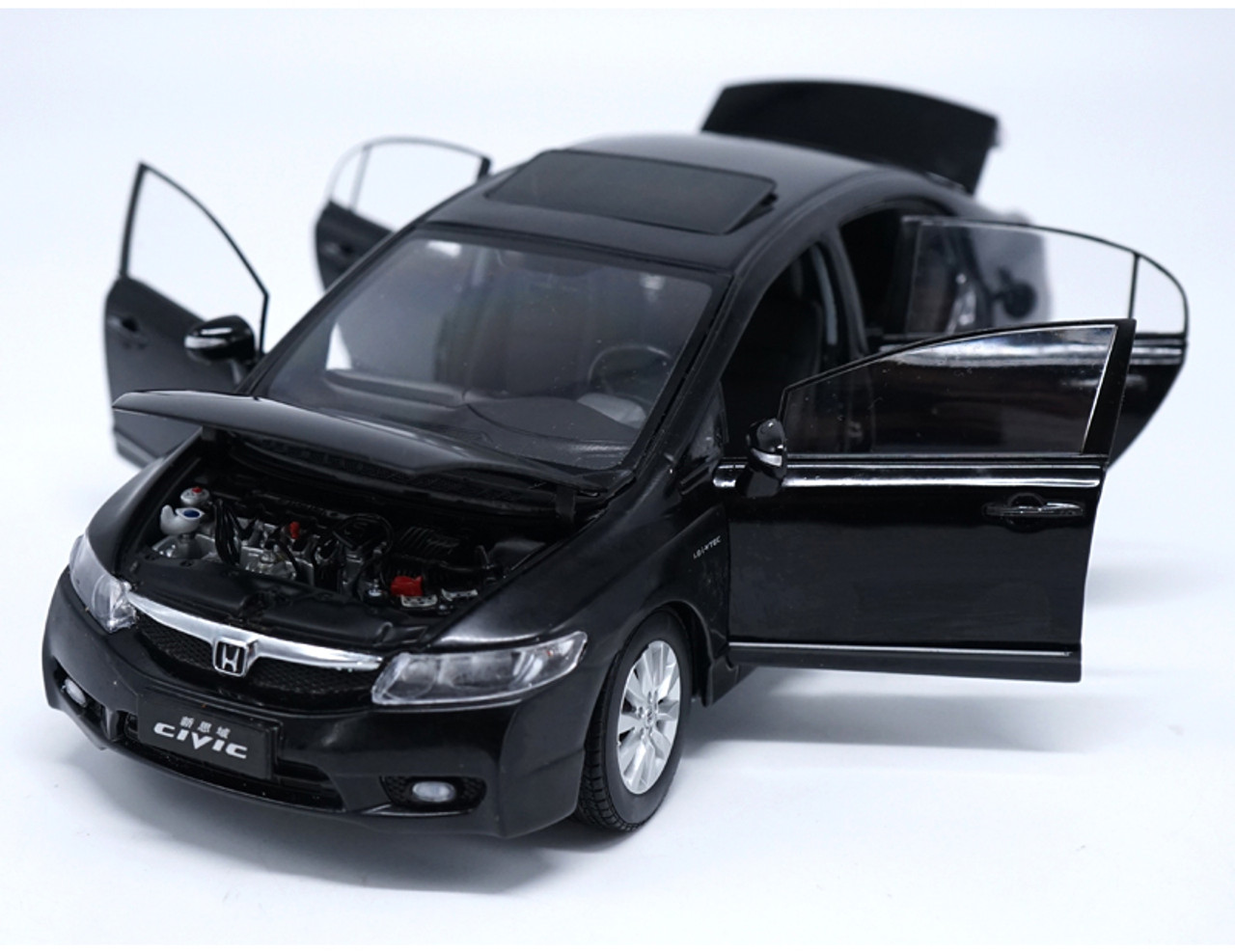 1/18 Dealer Edition Honda Civic (Black) 8th Generation (2006–2011) Diecast Car Model