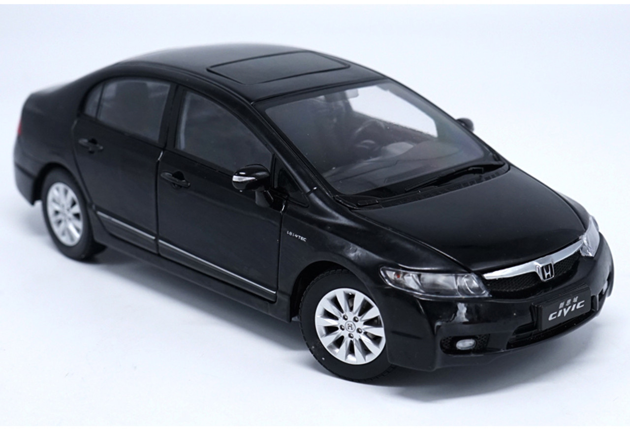 1/18 Dealer Edition Honda Civic (Black) 8th Generation (2006–2011) Diecast Car Model