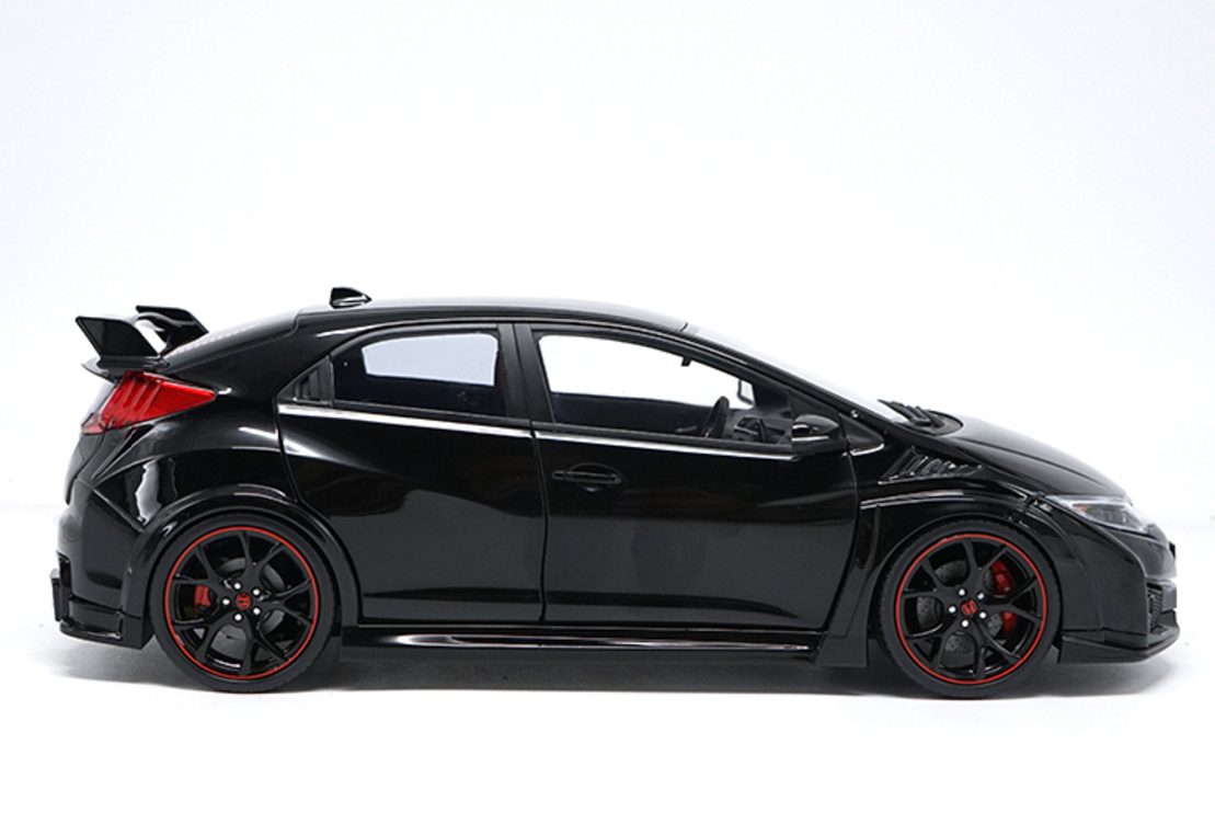 1円〜 エブロ 1/18 ホンダ CIVIC TYPE R 2015 Japanese License Plate