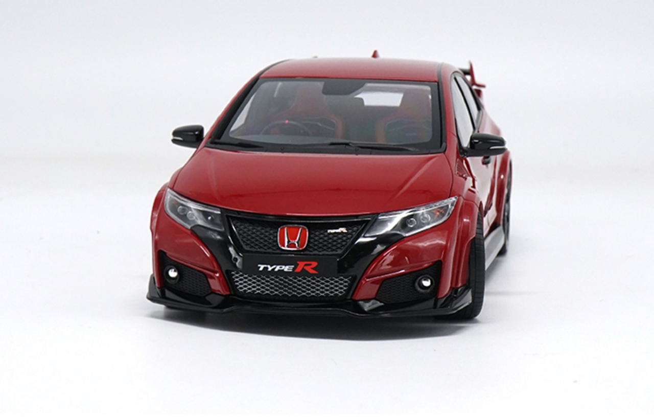 総合評価新品　1/18　エブロ　ホンダ　シビック　タイプR　2015　ホワイト　絶版 乗用車