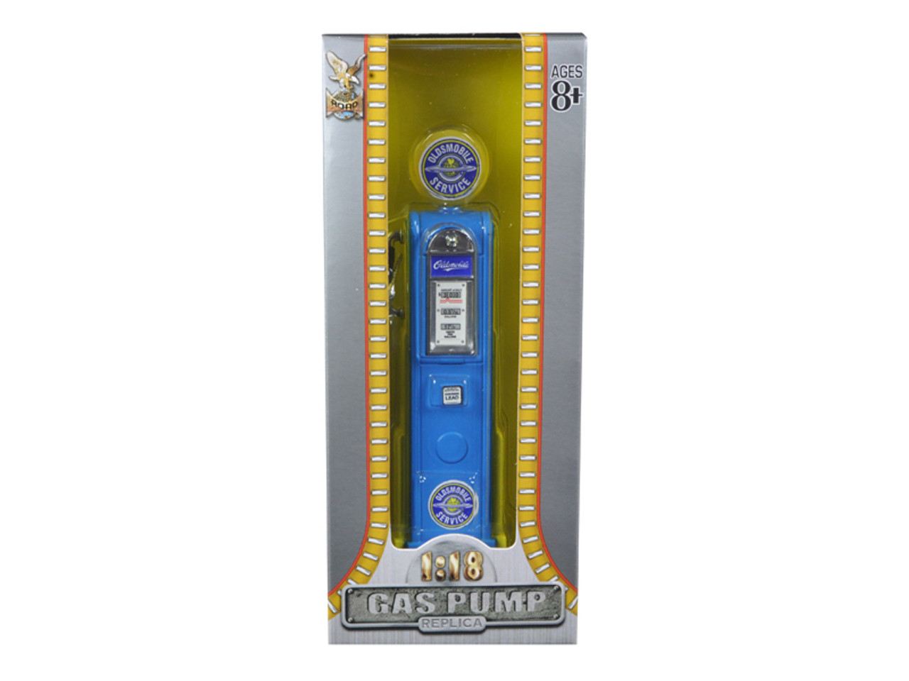 Oldsmobile Vintage Gas Pump Digital for 1/18 Scale Diecast Cars by Road Signature