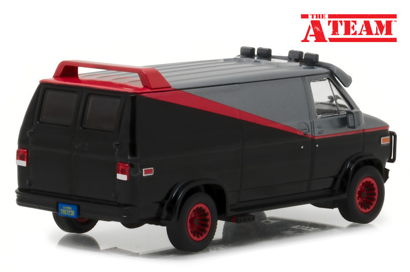 No258ミニカー1/18箱あり A TEAM 1983 GMC VANDURA 1/43 Greenlight 1983 GMC Vandura 