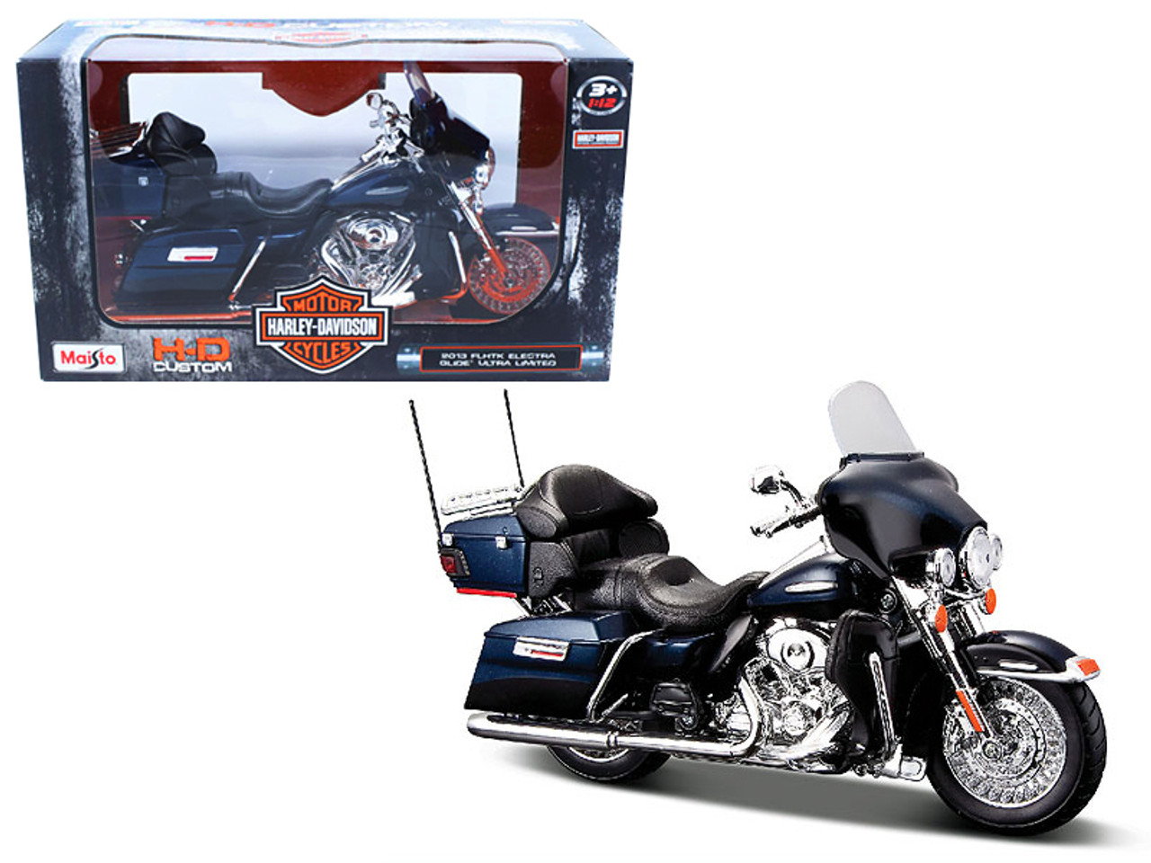 Harley-Davidson2013FLHTK Electra Glide模型 2013 Harley Davidson FLHTK Electra Glide Ultra 1/12 Scale