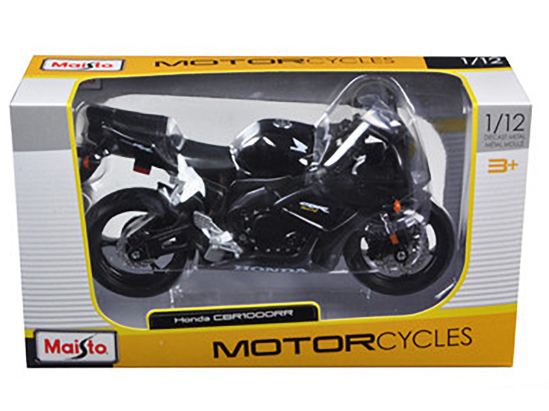 こまつ Honda CBR 1000RR Black 1/12 Diecast Motorcycle Model by Maisto