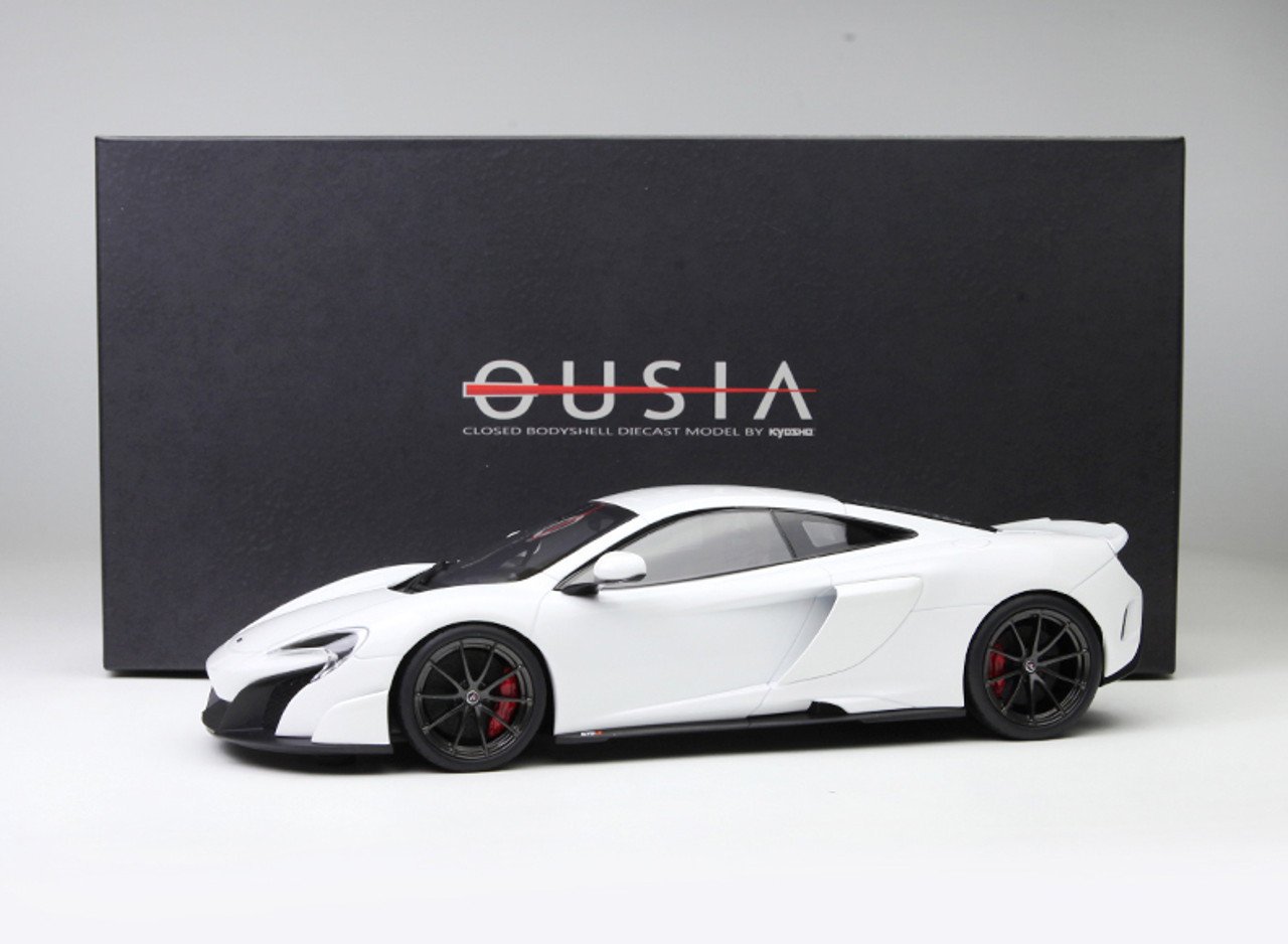 1/18 Kyosho Mclaren 675LT (White) Enclosed Diecast Car Model