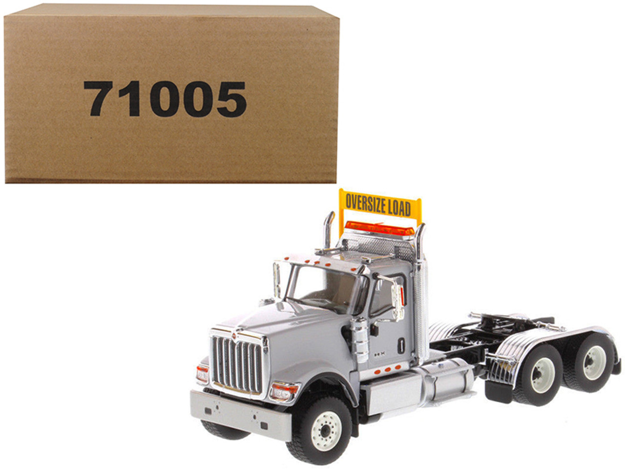 International HX520 Day Cab Tandem Tractor Light Grey 1/50 Diecast