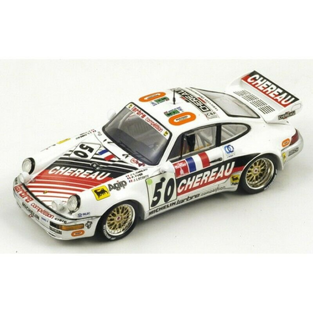 1/43 Porsche Carrera RSR n.50 Le Mans 1994 P. Yver - J-L Chereau - J. Leconte model car by Spark