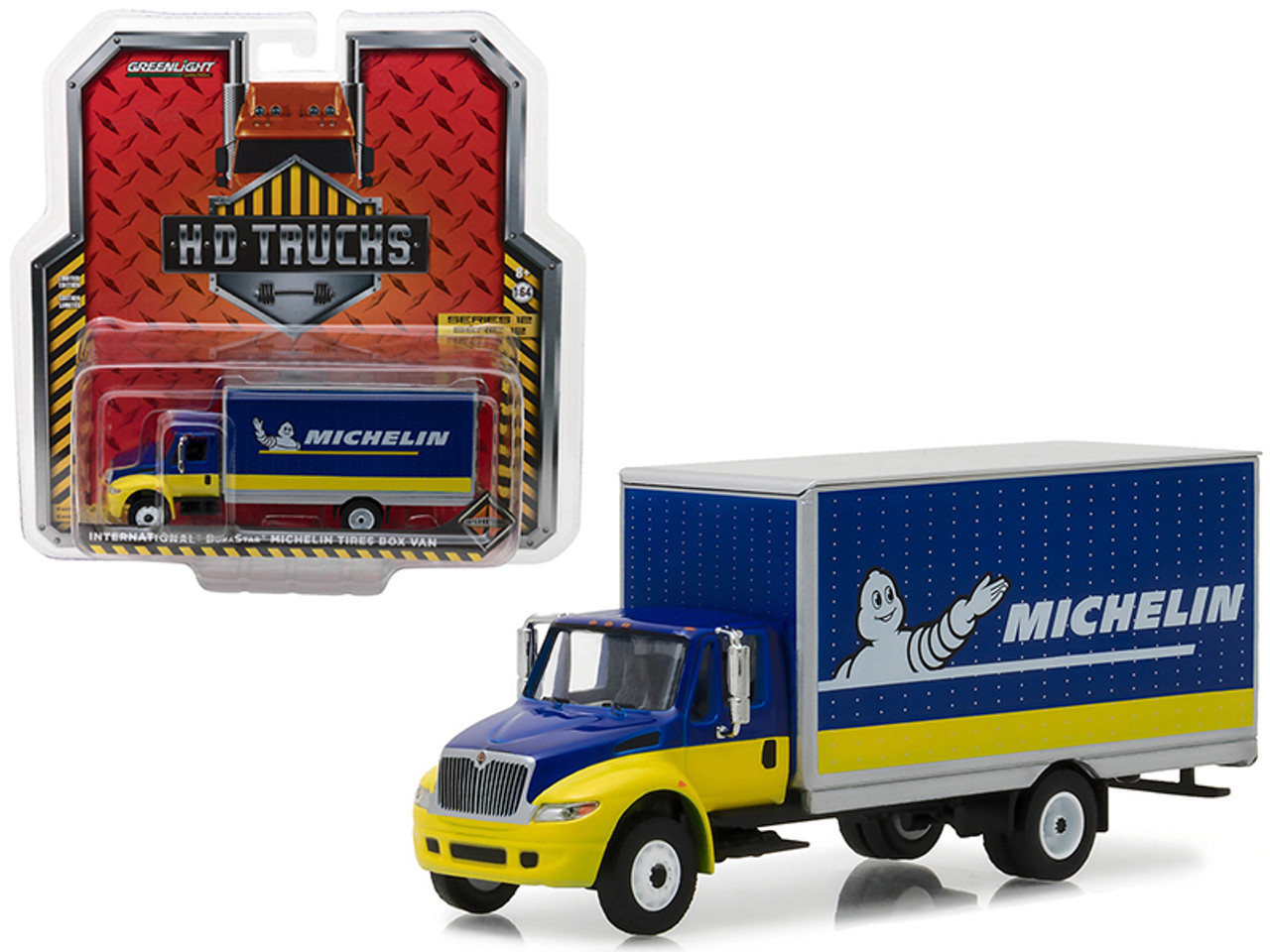 2013 International Durastar Box Van "Michelin Tires" "HD Trucks" Series 12 1/64 Diecast Model by Greenlight
