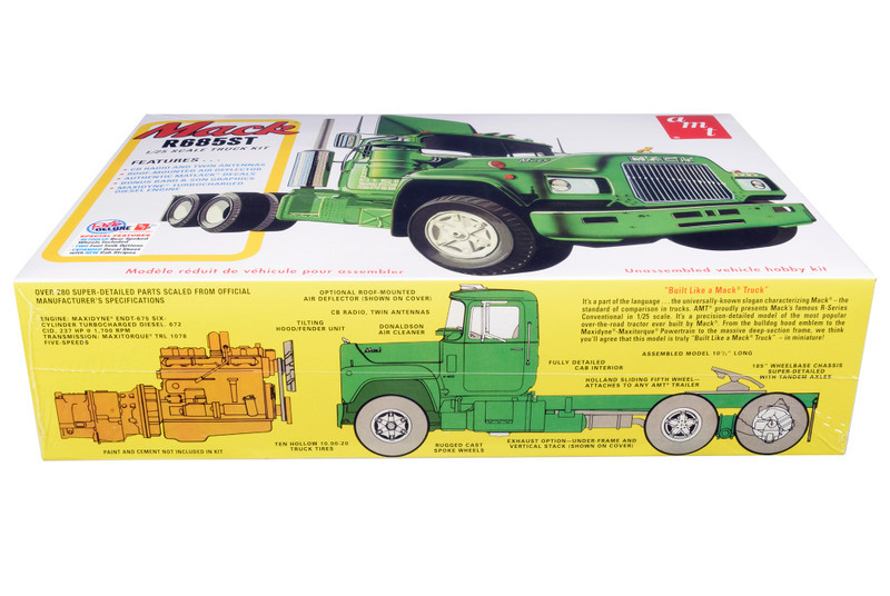 Skill 3 Model Kit Mack R685ST Semi Tractor Truck 1/25 Scale Model