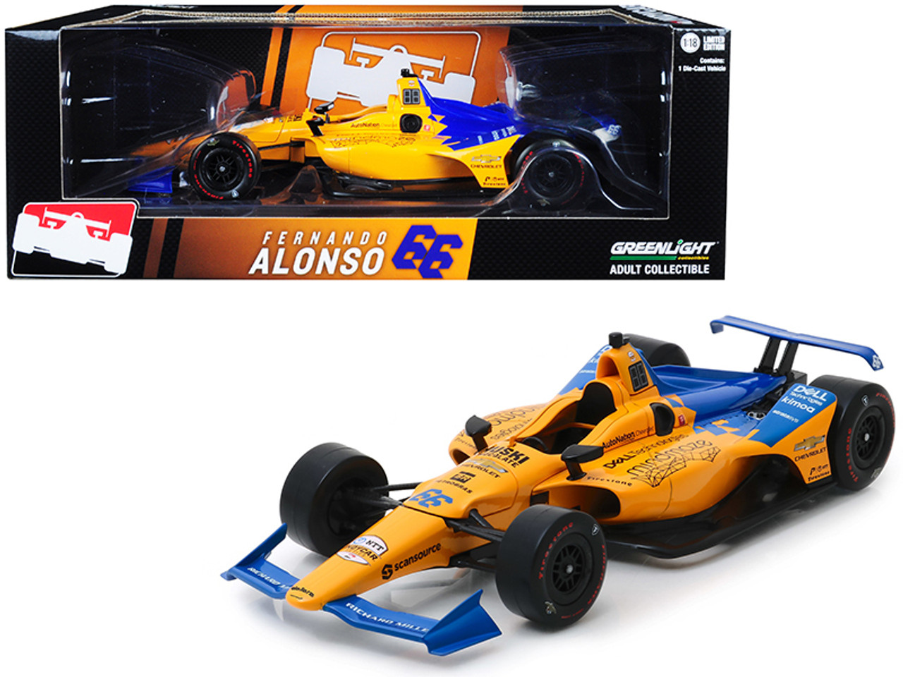 Dallara Indy Car #66 Fernando Alonso 