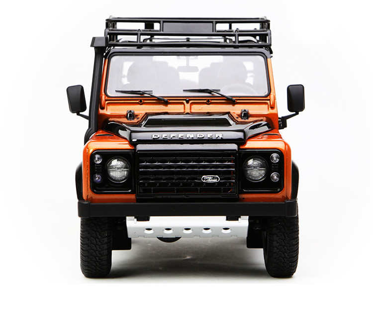 1/18 Kyosho Land Rover Defender 90 (Orange) Diecast Car Model