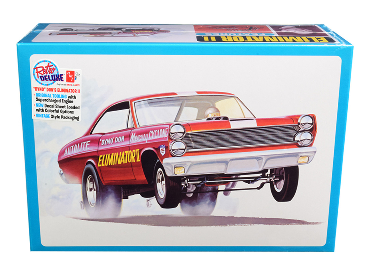 Skill 2 Model Kit Mercury Cyclone Funny Drag Car 