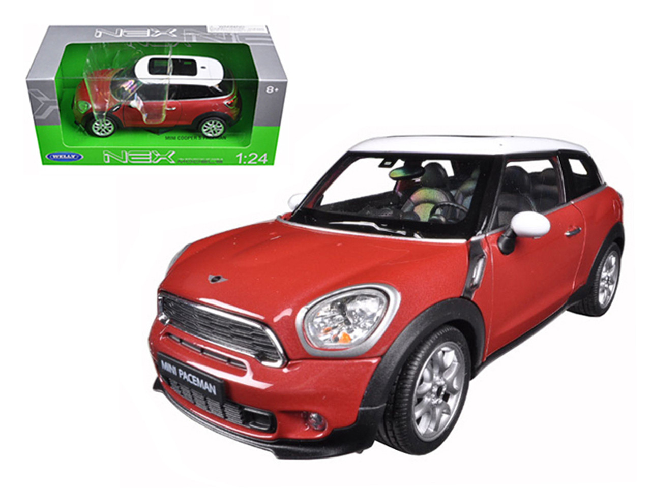 Mini Cooper S Paceman Red 1/24 Diecast Model Car by Welly