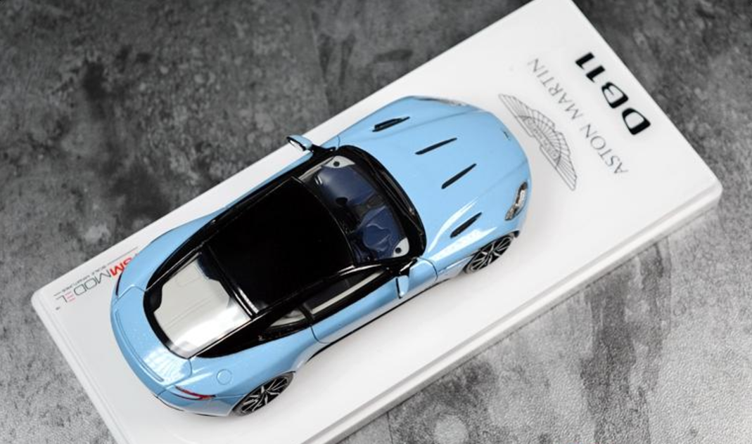 購入格安 TSM MODEL Aston Martin DB11 Frosted Glass Blue 1/43