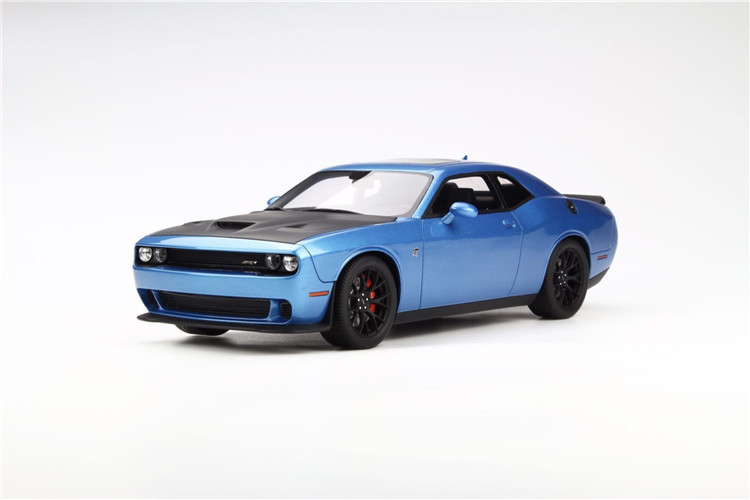 GT SPIRIT ダッジチャレンジャーヘルキャット1/18 1/18 GTSpirit GT Spirit Dodge Challenger Hellcat (Blue) Resin Car