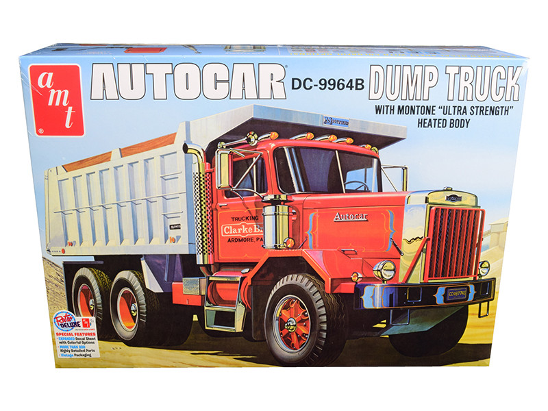 amt Autocar DC-9964B Dump Truck プラモデル Skill 3 Model Kit Autocar DC-9964B Dump Truck 1/25 Scale Model by