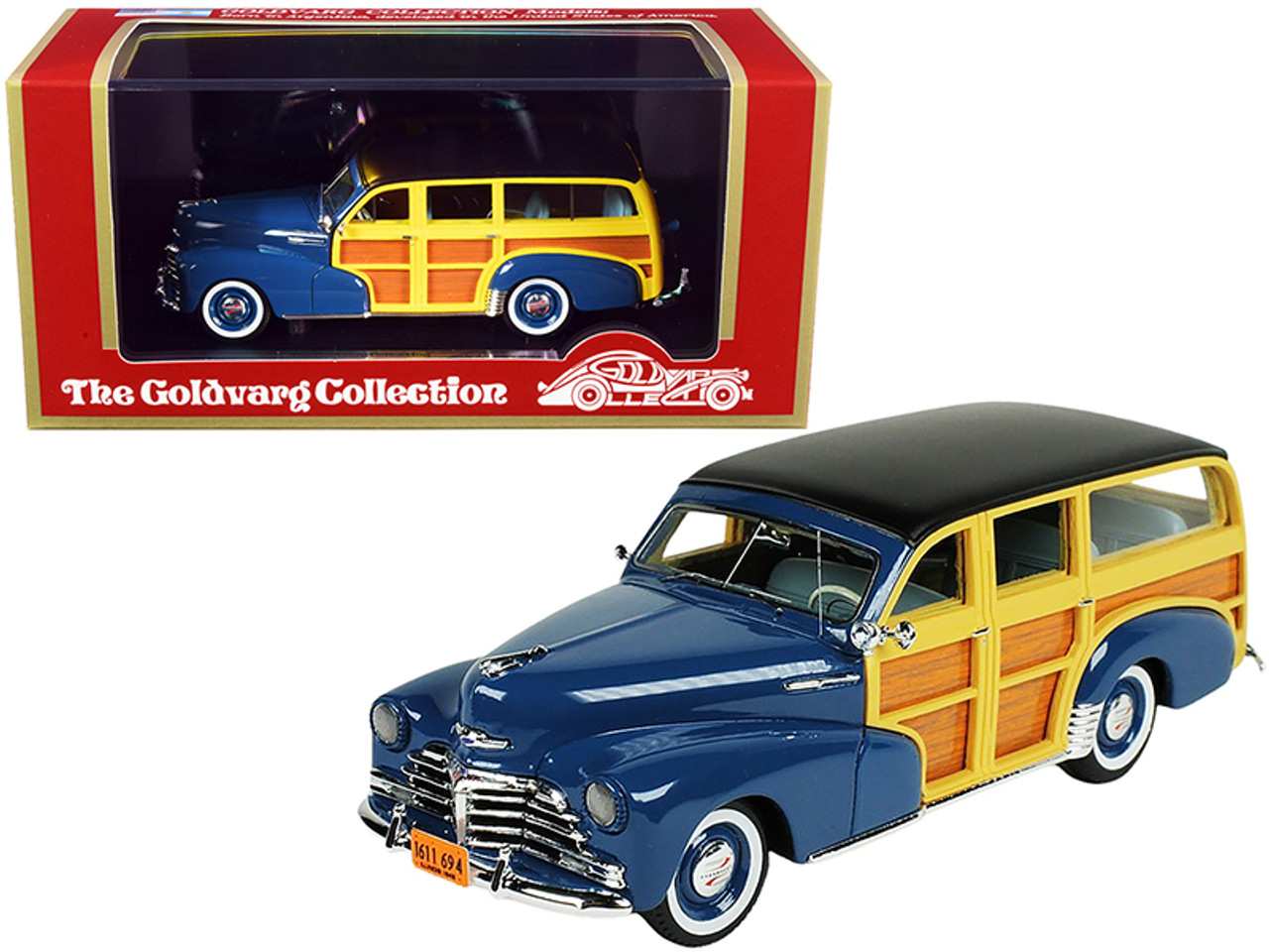 1948 Chevrolet Fleetmaster Woodie Station Wagon Como Blue