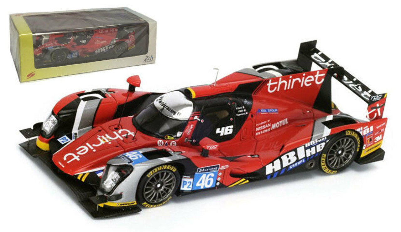 1/43 Oreca 05 - Nissan n.46 LMP2 Thiriet By TDS Racing P. Thiriet - L. Badey - T. Gommendy model car by Spark