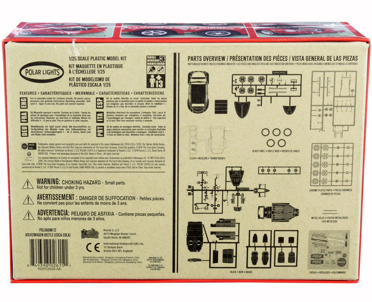 Skill 3 Snap Model Kit Volkswagen Beetle 