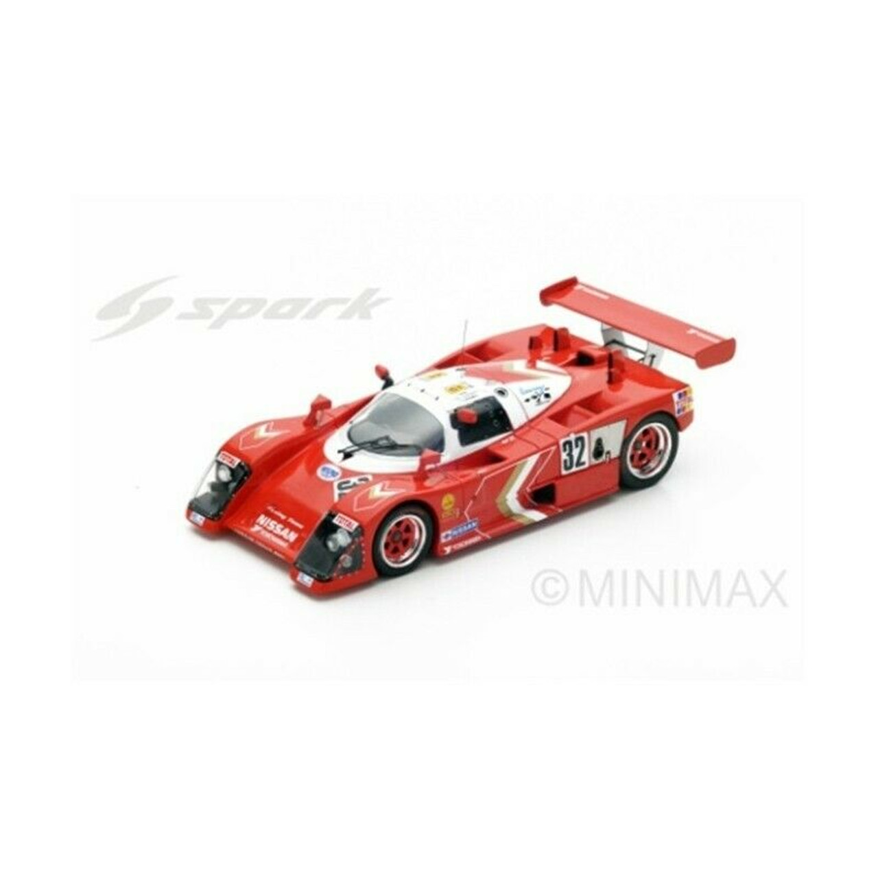 1/43 Nissan R88 S n.32 Le Mans 1989 A. Olofsson - T. Wada - A. Morimoto model car by Spark