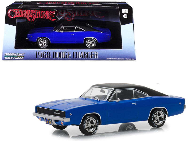 1968 Dodge Charger (Dennis Guilder's) Blue with Black Top