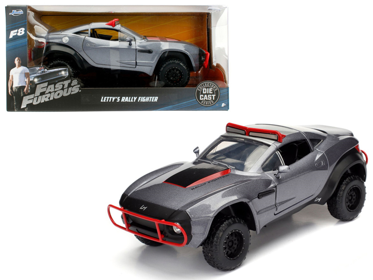 Letty's Rally Fighter Fast & Furious F8 "The Fate of the Furious" Movie 1/24 Diecast Model Car by Jada