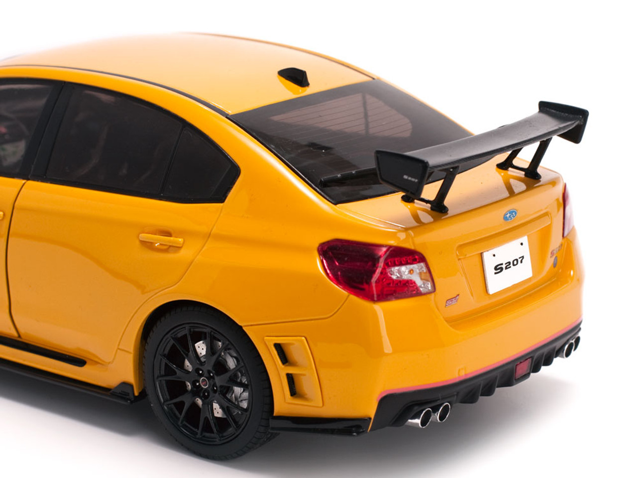 1/18 Sunstar Subaru WRX STI S207 (Yellow) Diecast Car Model