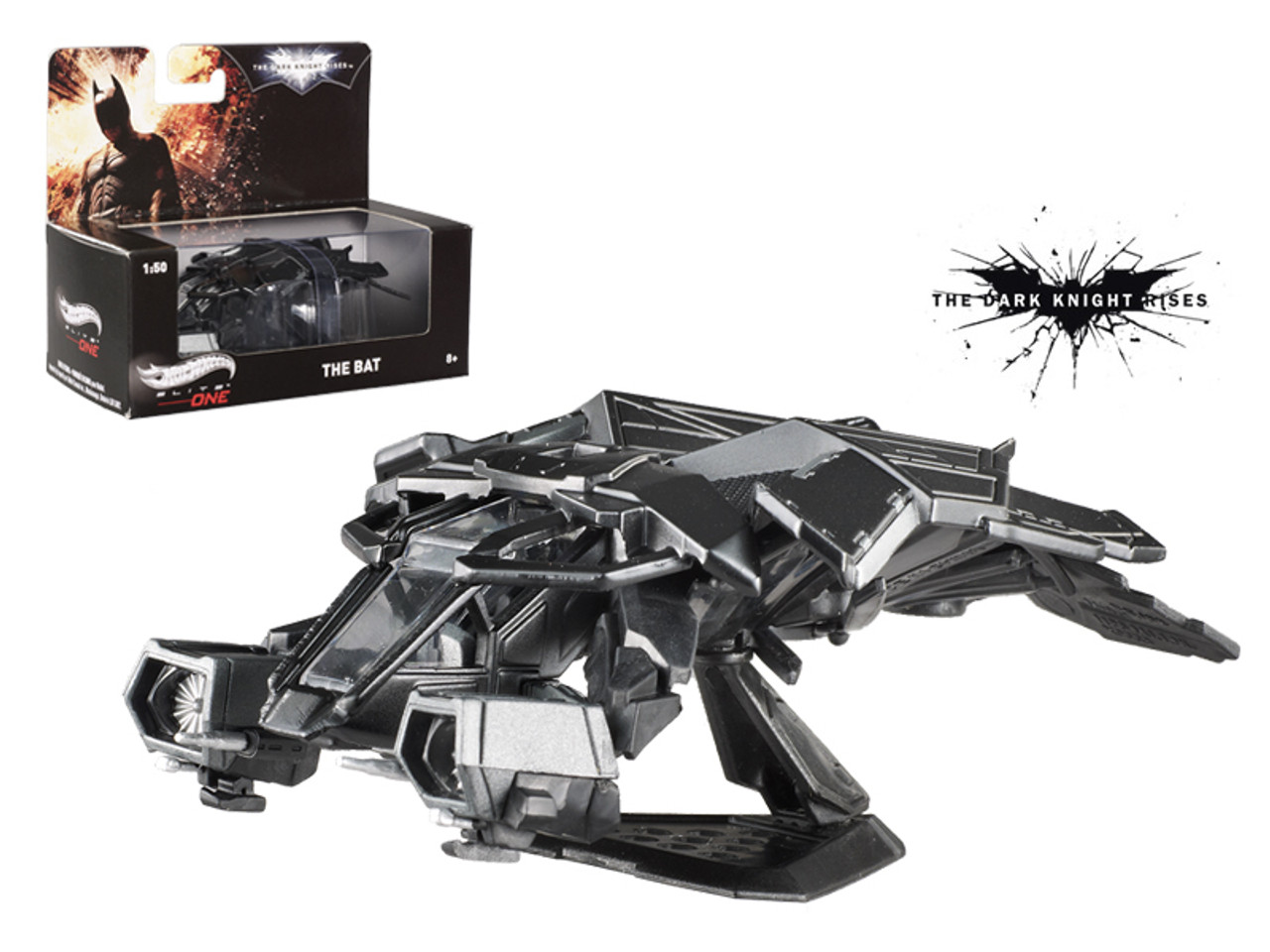 Batman Dark Knight Rises The Bat Plane Elite 1 50 Diecast Model By Hotwheels Livecarmodel Com