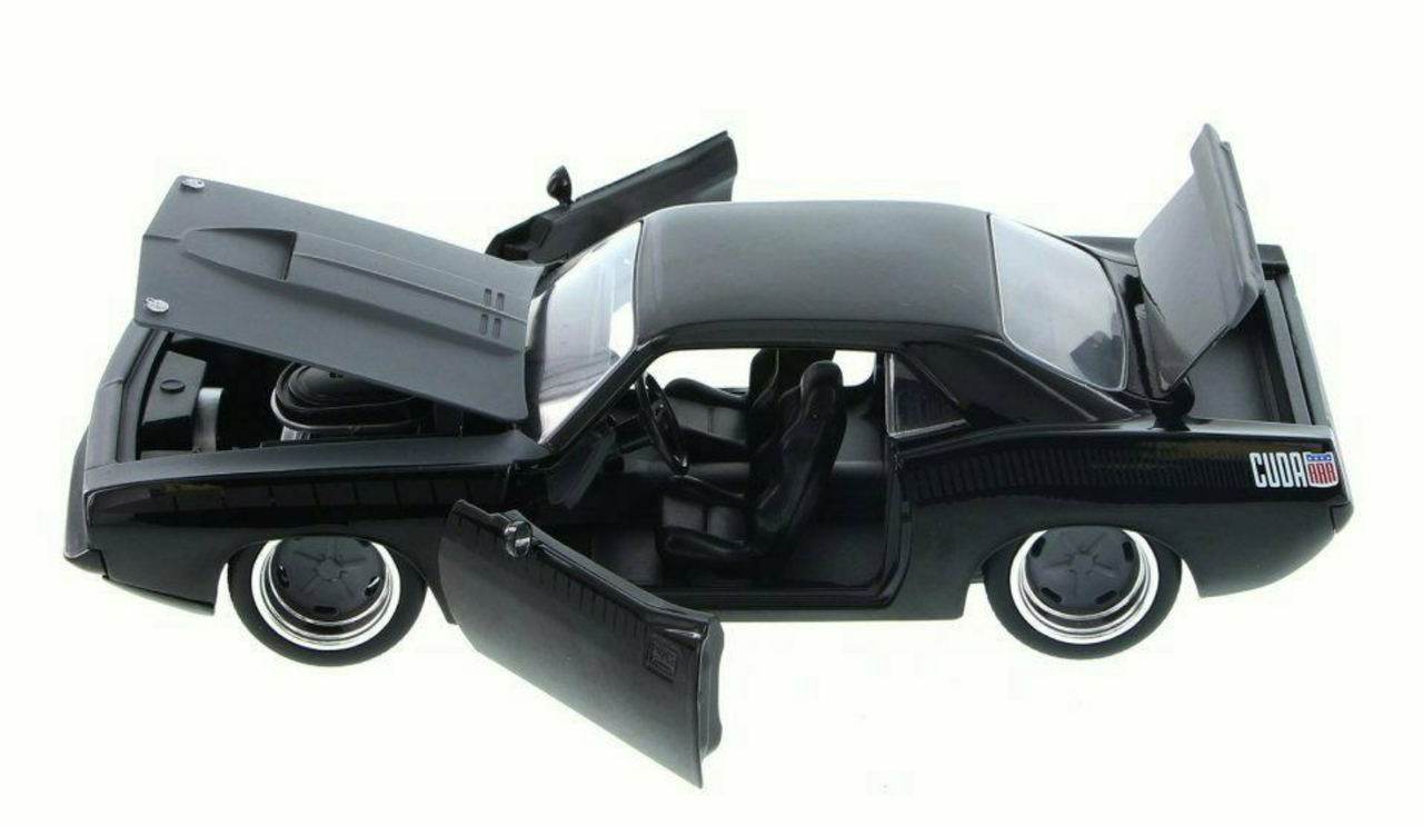 1/24 Jada Letty's Plymouth Barracuda Matt Black 