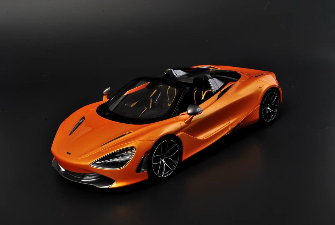 1/18 GT Spirit McLaren 720S Spider (Papaya Spark Orange) Resin Car 