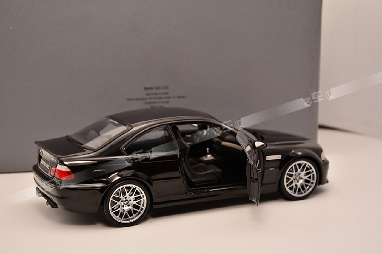 RARE 1/18 Kyosho BMW E46 M3 CSL (Black) Diecast Car Model