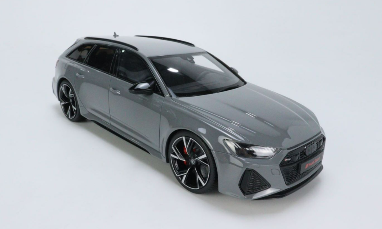 1/18 GT Spirit 2020 Audi RS6 Avant Nardo Grey Resin Car Model